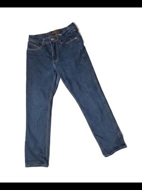 French Connection Men's Straight Jeans in Deep Blue Wash